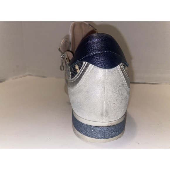 Softwaves Women's Python Print Sneaker Sz 8 Platform Arch Support No Laces, Zip - Picture 5 of 16